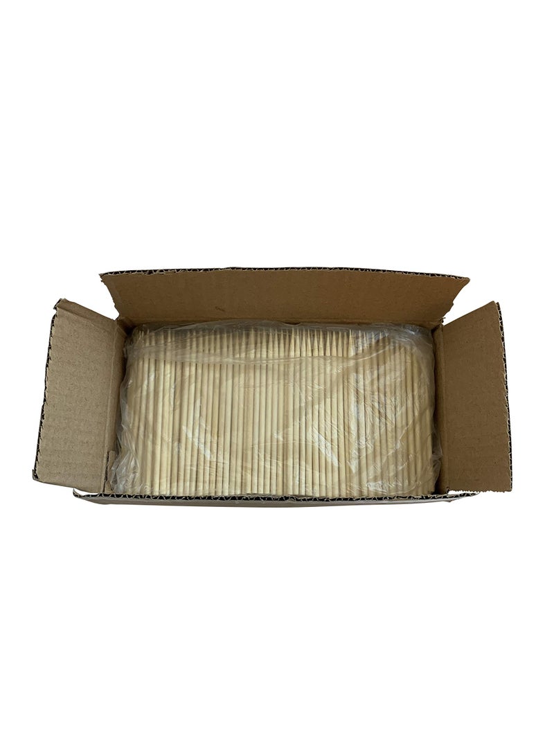 KingSeal 1000 Count | KingSeal Natural BAMBOO Heavy Weight Meat Skewers, Kebab Sticks, City Chicken, 4.5 Inches x 3.8mm, Bulk Pack - 1 Box of 1000 - Image 3